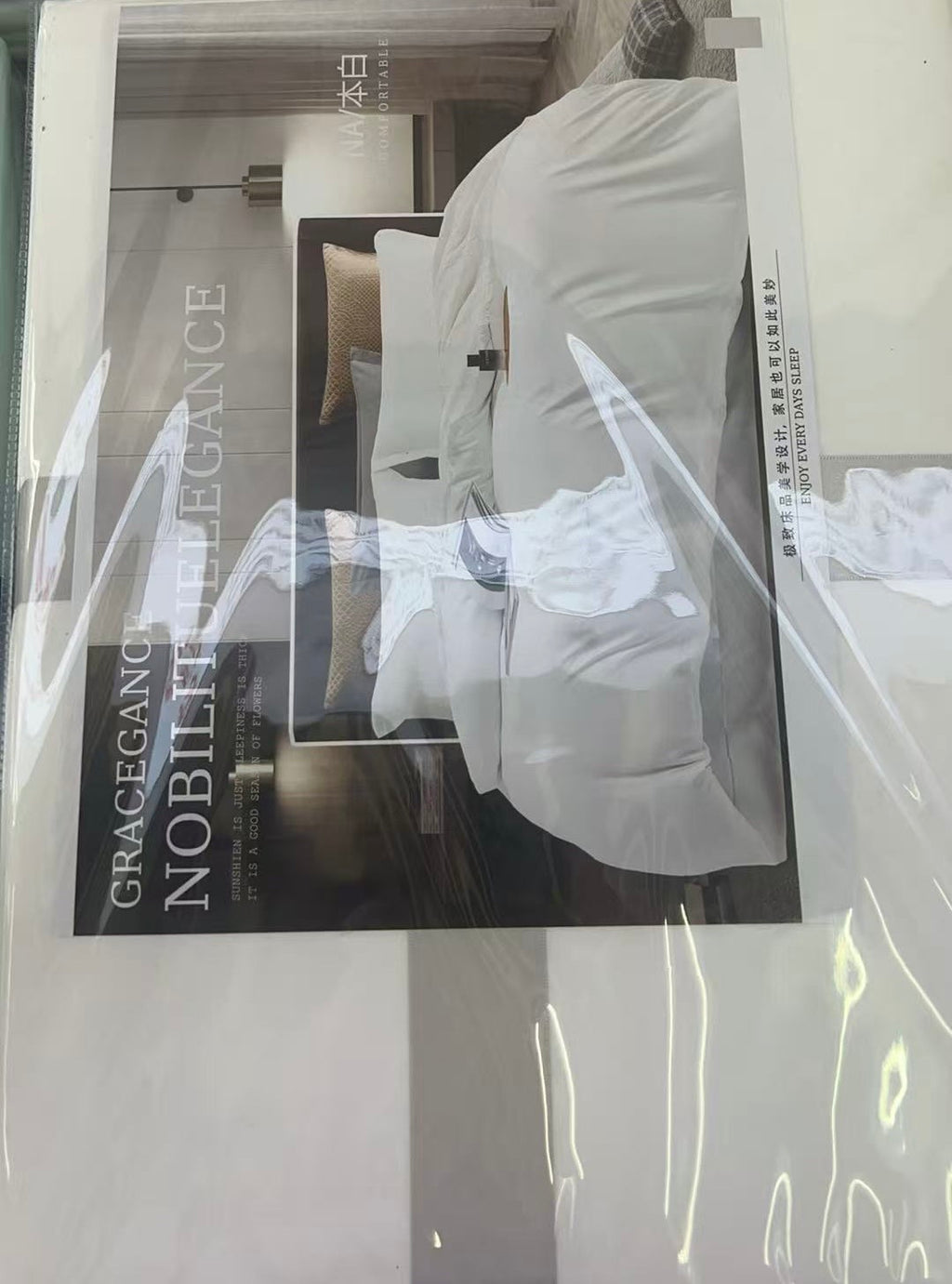 Grace Elegance Premium Bedding Set – White - bed sheet- | 200 x 230 cm