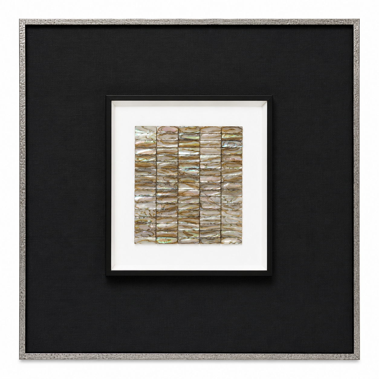 Pearl Shell Mosaic Wall Art – 50 × 50 cm. Item No: Ly-150