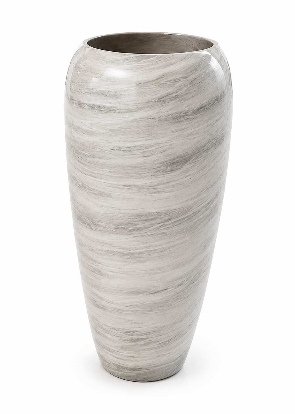 Marble Swirl Resin Planter – 30 × 90 cm