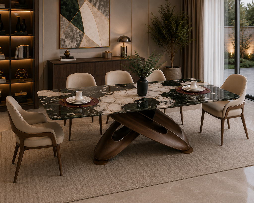 Modern Luxury Marble Dining Table  Size: 200 × 100 cm. item No: 807#sy22145