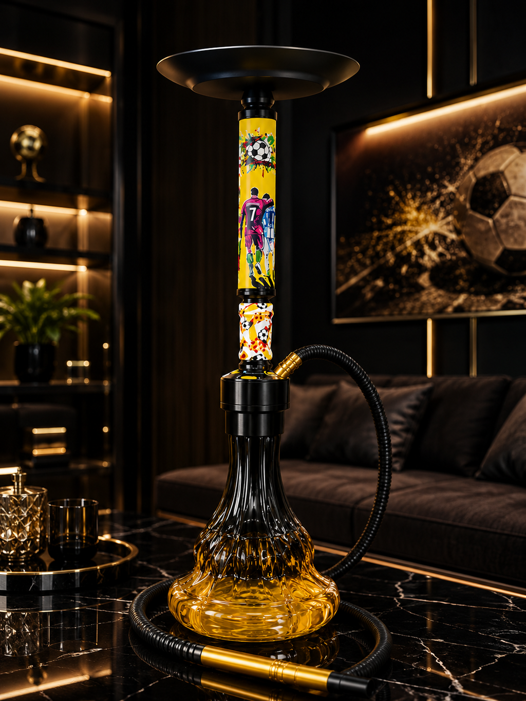 Modern Luxury Hookah – Football Edition. item no: SA-504