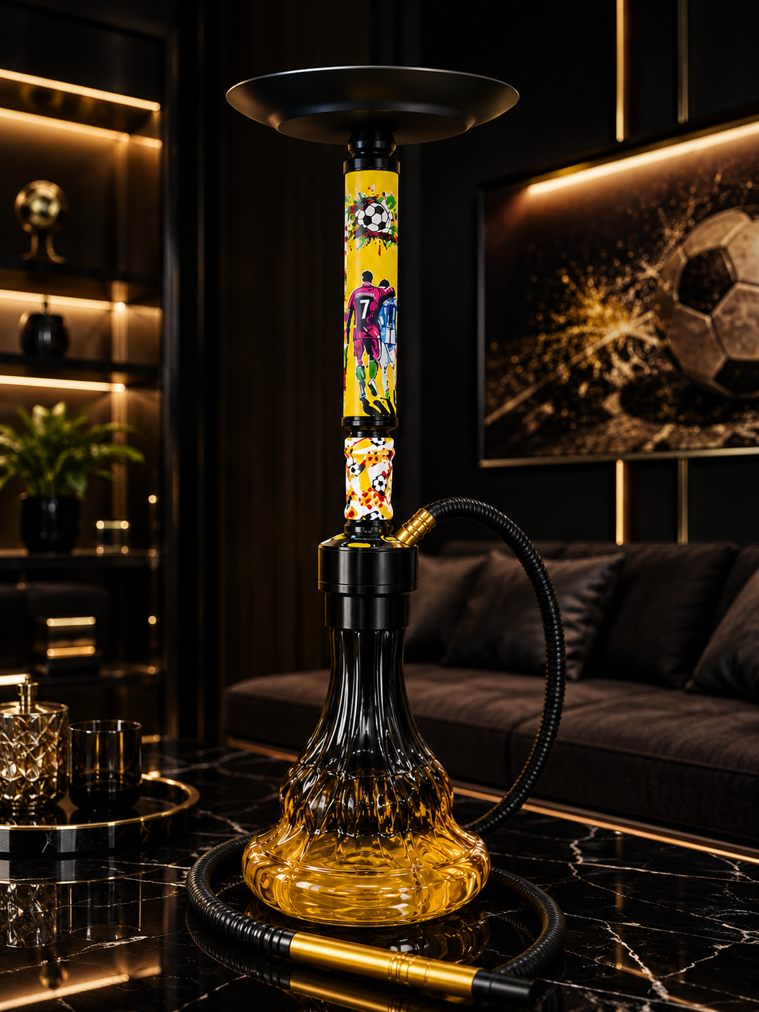 Modern Luxury Hookah – Football Edition. item no: SA-504