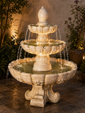 DARA Grand Classic Tier Fountain  Size: 120 × 120 × 171 cm (L × W × H)