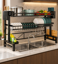 NOVA Over-Sink Dish Rack – 2 Tier Kitchen Organiser Station