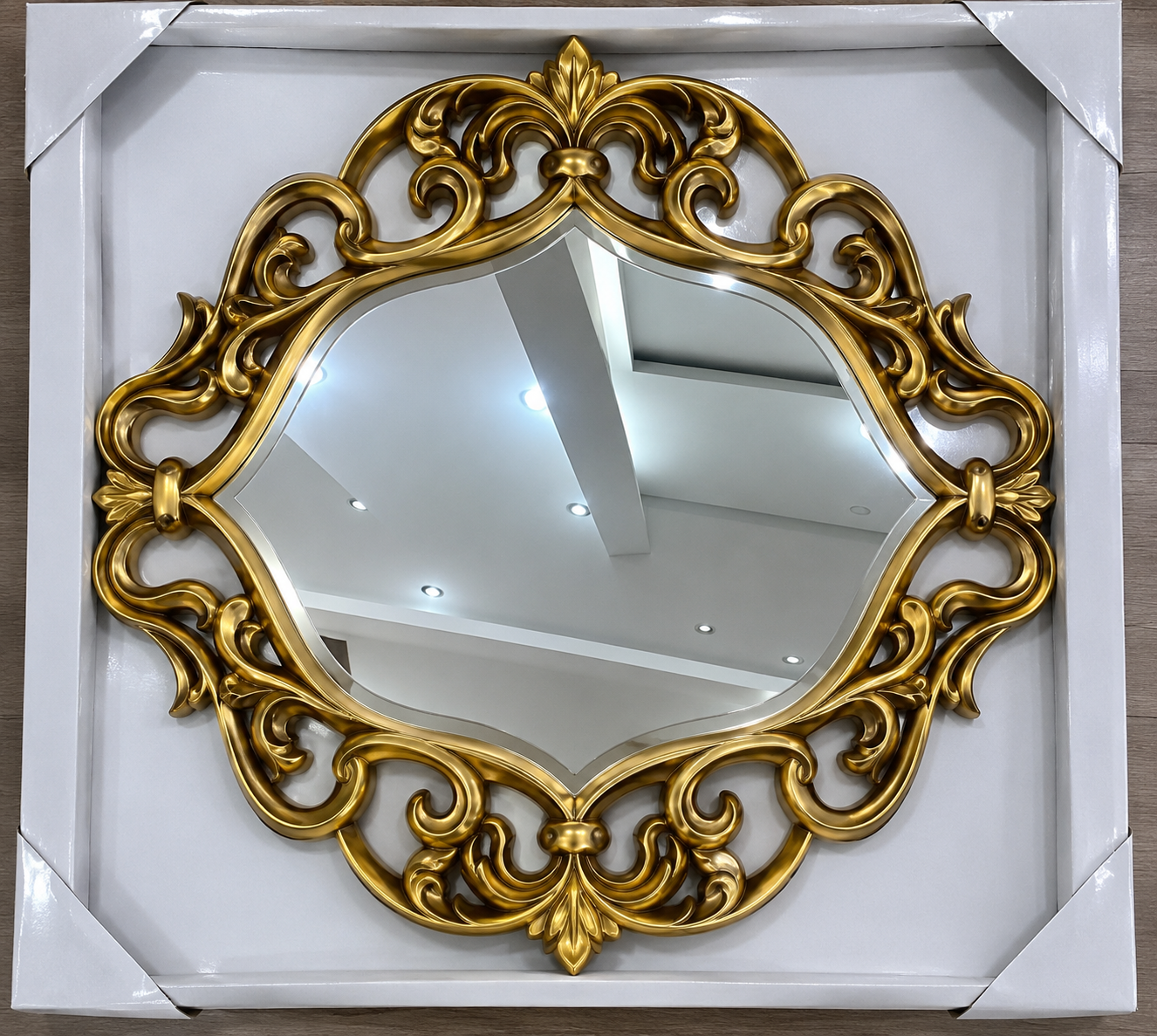 Ornate Gold Wall Mirror