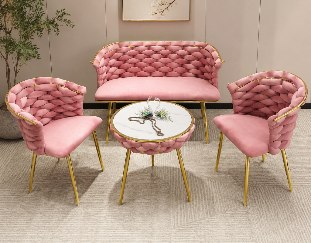 Modern Luxury Lounge Set – 4 Piece Set. Item No: Y28-Y28-Z-01