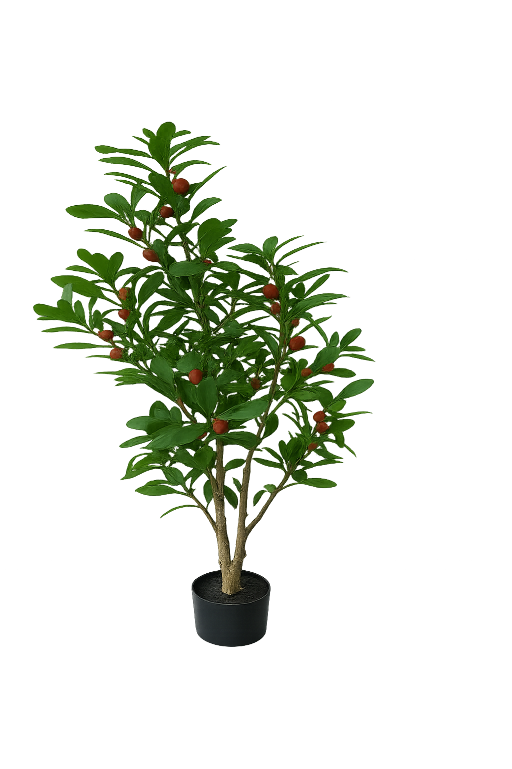 Artificial Berry Plant – Natural Green Accent