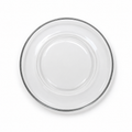 27cm Clear Round Glass Serving Plate