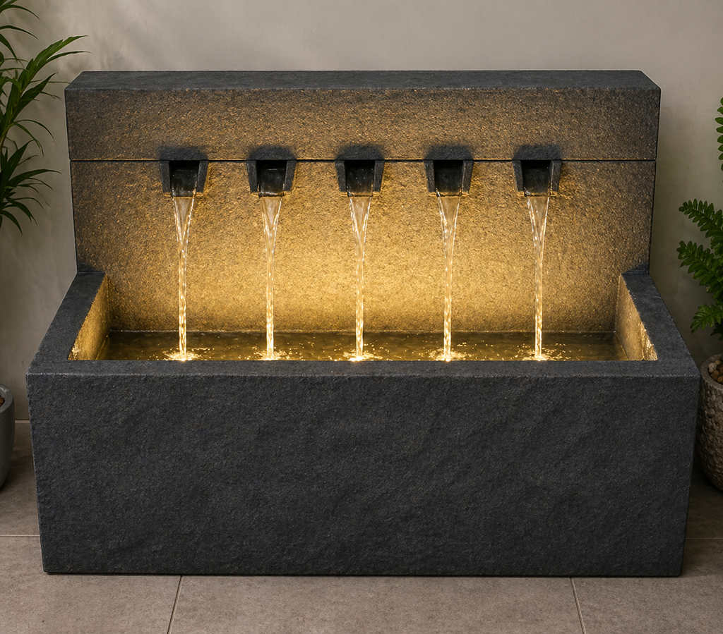Modern Cascade LED Water Fountain – 76cm