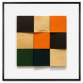 Modena Geometric Resin Wall Art – 50 × 50 cm. Item Nop: LY-015