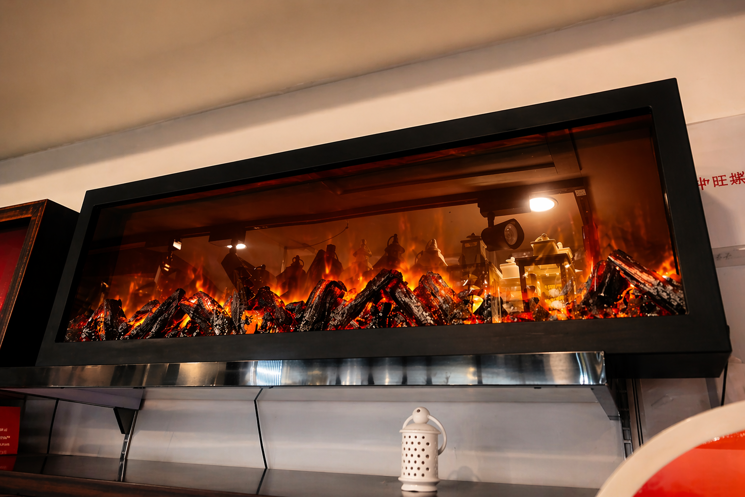 Mini USB Flame Fireplace – Ambient LED Decor