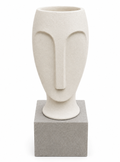 Modern Face Sculpture Resin Planter Pot – Indoor & Outdoor – 30 × 88 cm
