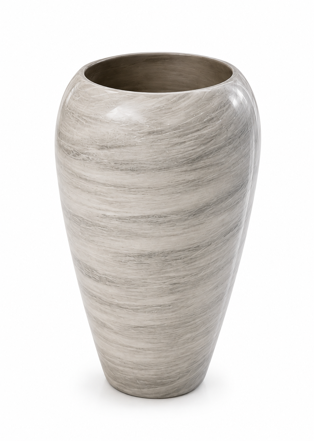 Marble Finish Resin Planter Pot – Indoor & Outdoor – 28 × 70 cm