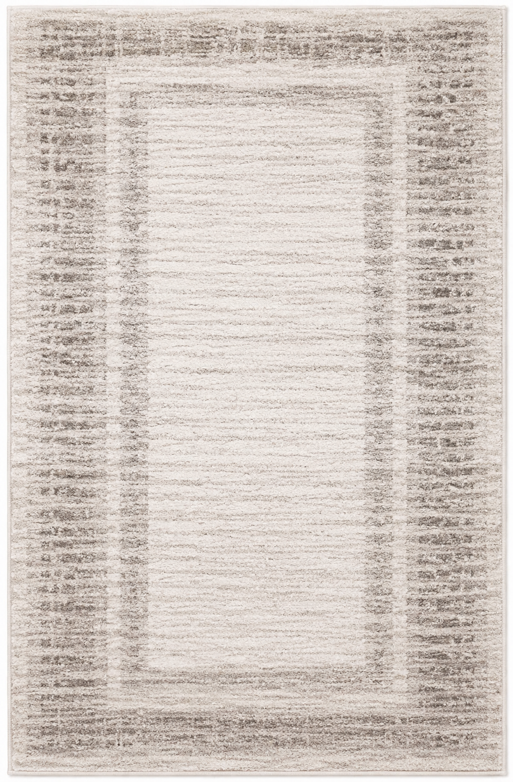 Modern Neutral Border Area Rug – 195 x 300cm. Item No: TF006