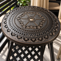 Premium Cast Aluminium Round Outdoor Table – 80 cm