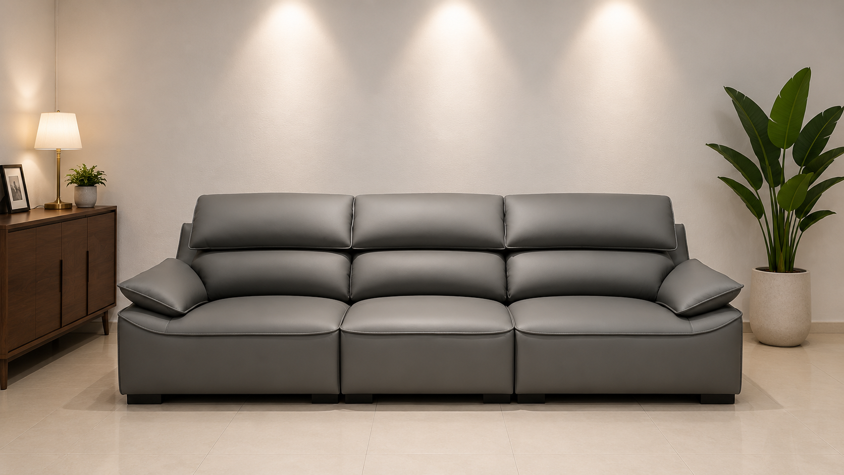 DARA Milano Leather Sofa
