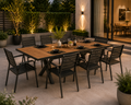 Modern Extendable Outdoor Dining Table  Size: 180–240 × 90 × 72 cm. TBL-OUT-0523-01