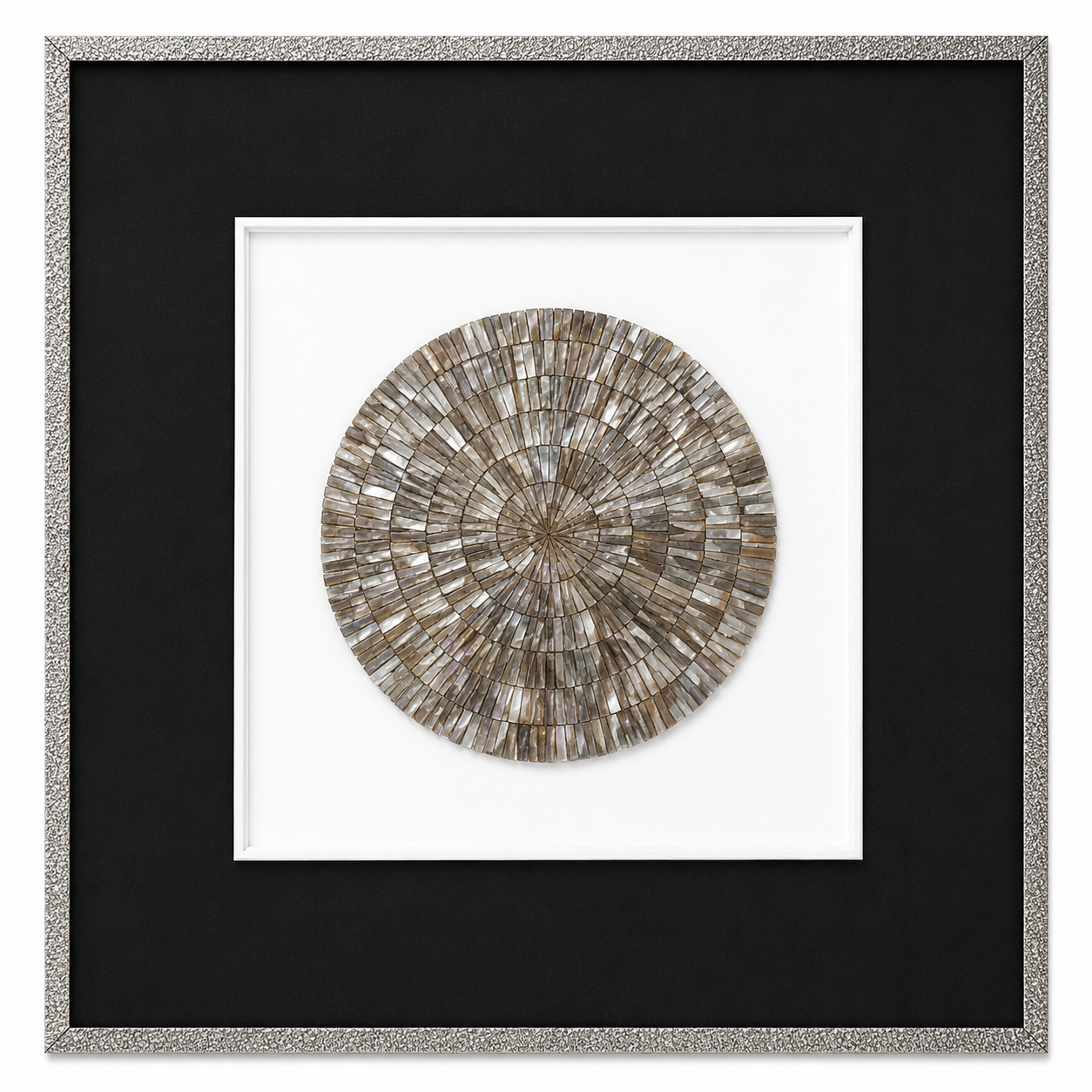 Natural Shell Mosaic Wall Art – 50 × 50 cm. Itam no: LY-149