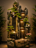 Mountain Cascade LED Water Feature Fountain
