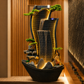 Modern Zen LED Water Feature Fountain