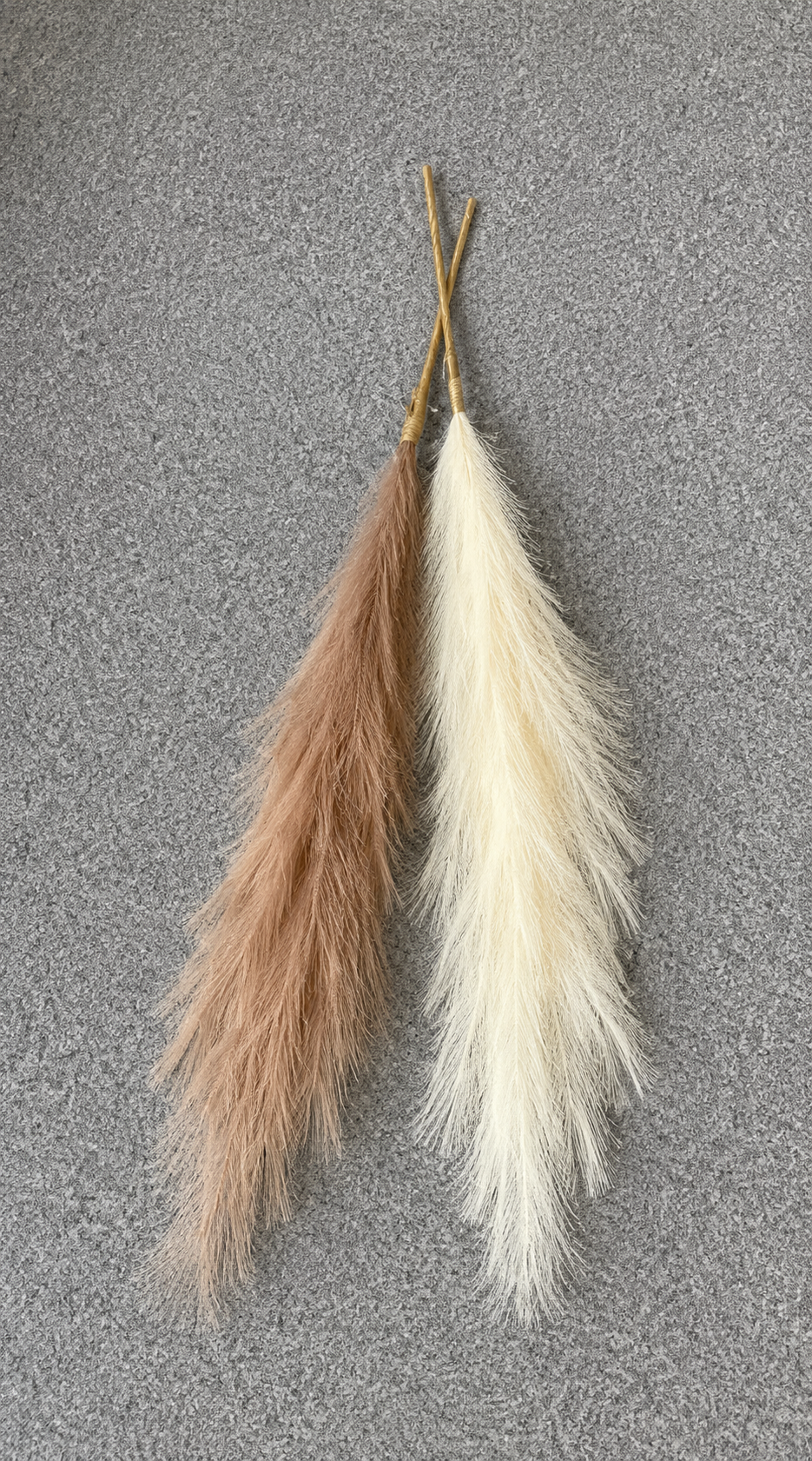 Artificial Pampas Grass Stem – 2 Colours available. $9 each