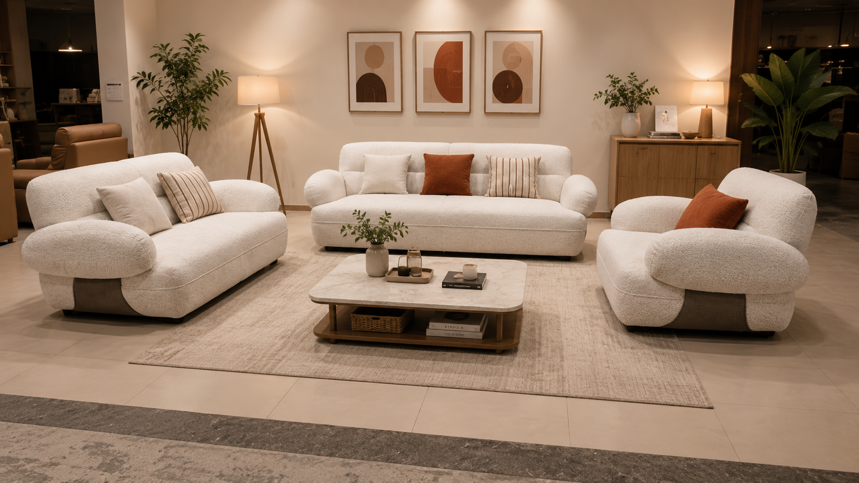 DARA Valencia Sofa Collection | Premium Fabric 1, 2 & 3 Seater Sofas