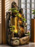 Mountain Serenity LED Water Feature Fountain