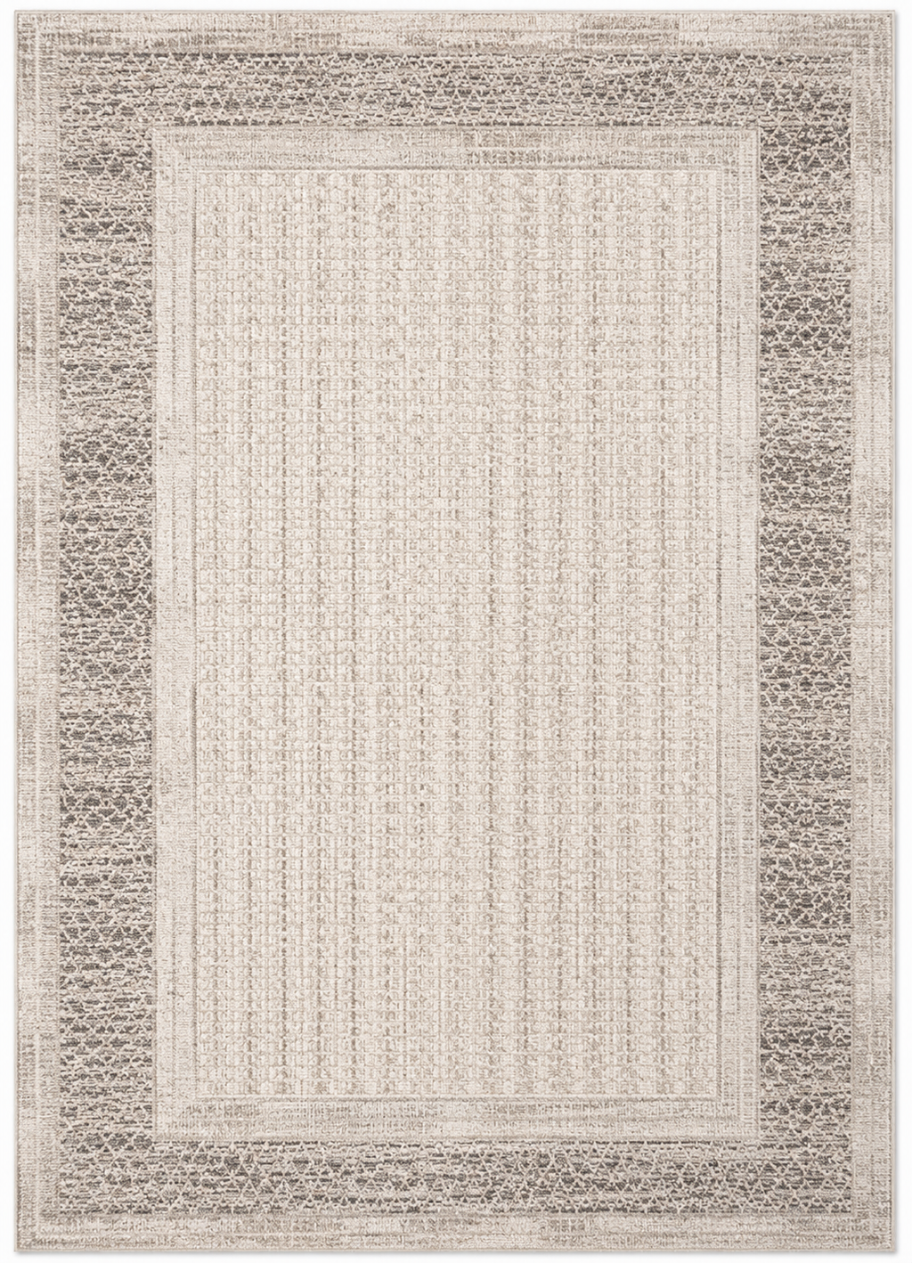 Modern Textured Border Area Rug – 195 x 300cm. ITEM NO: TF-001