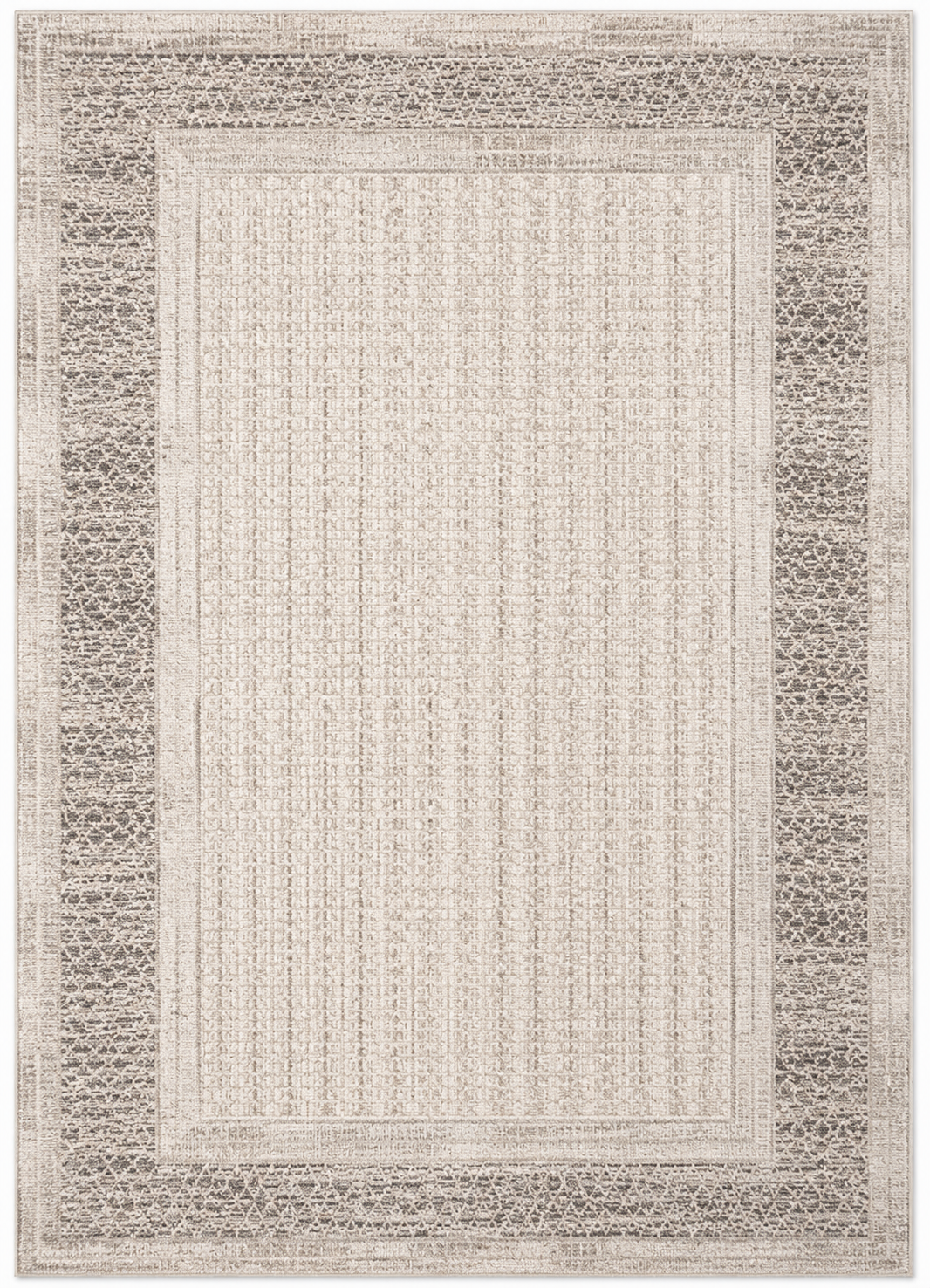 Modern Textured Border Area Rug – 195 x 300cm. ITEM NO: TF-001