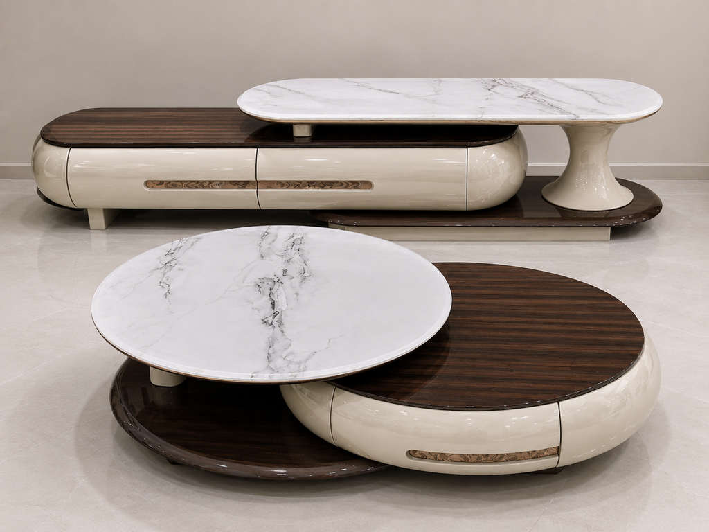 Modern Luxury Coffee Table Size: 130 × 70 cm. ItemNo: H56