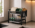 AURA 2-Tier Dish Rack – Compact Kitchen Organiser
