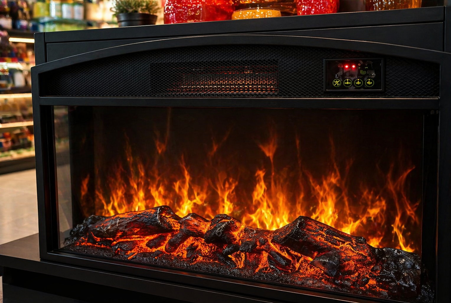 DARA Luxe Electric Fireplace Heater 220v