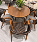 Outdoor Aluminium Alloy Dining Set – 5 Piece (1 Table + 4 Chairs)