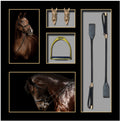 Equestrian Heritage Shadow Box Frame – Luxury Horse Wall Art (80-80cm)