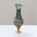 Ocean Wave Glass Vase – Elegant Tall Statement Piece (12-16-28cm)