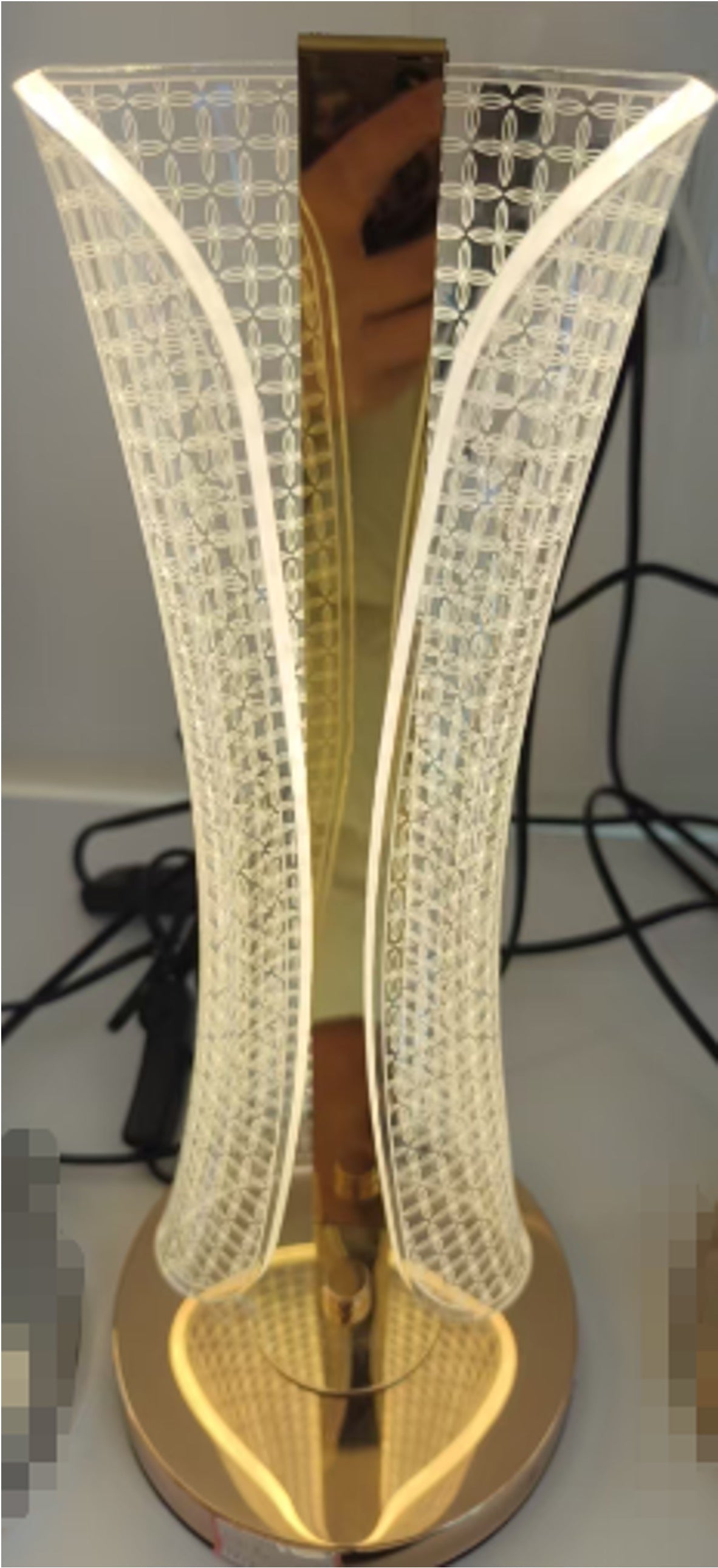 Modern Crystal Glow Table Lamp