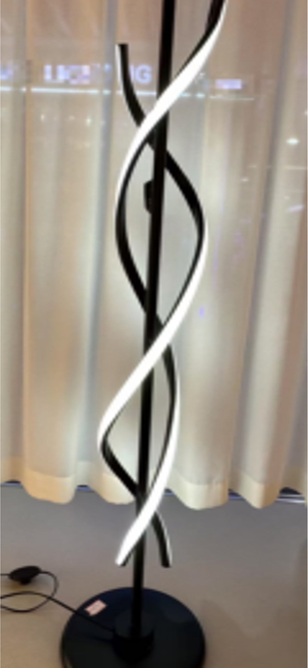 Modern Spiral LED Table Lamp – Minimal Glow Edition. ITEM NO: 10151