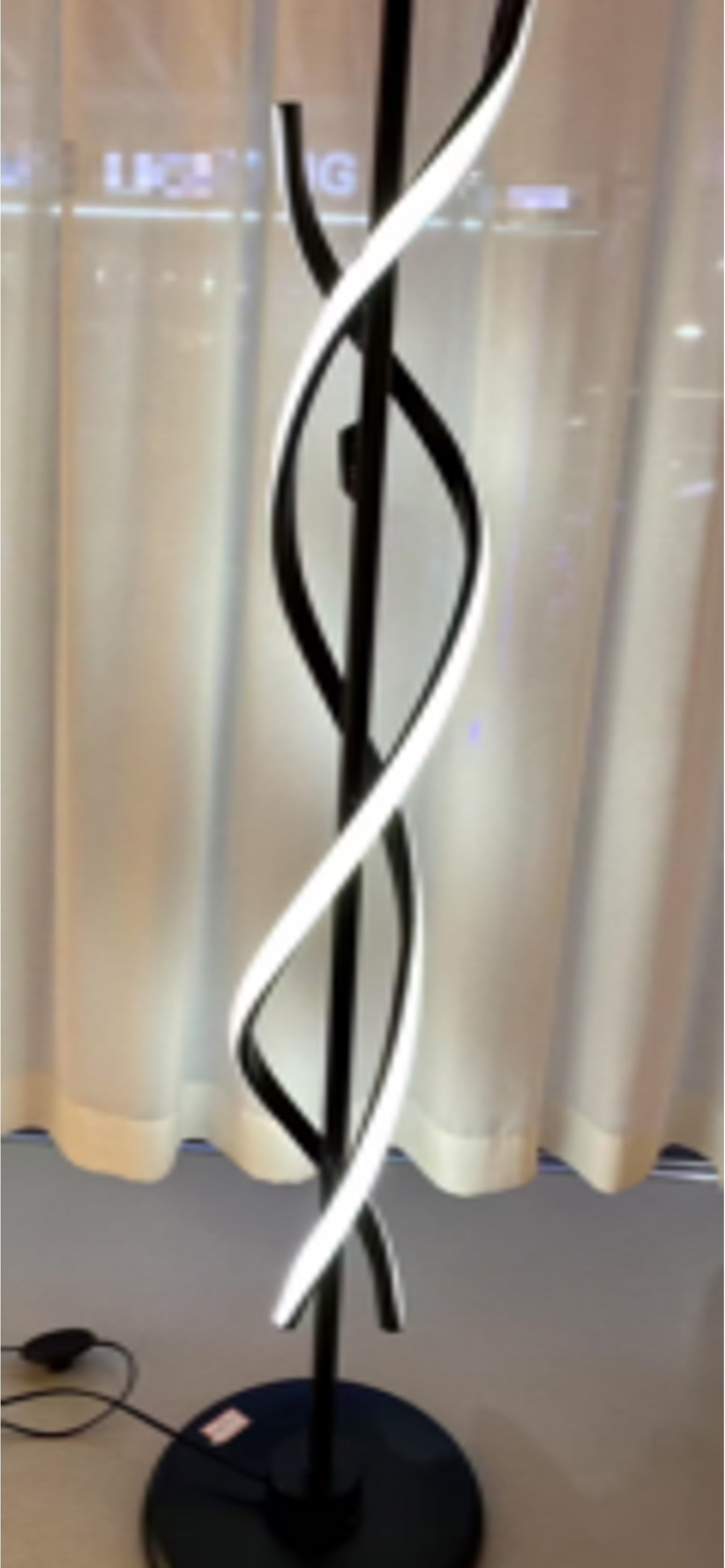 Modern Spiral LED Table Lamp – Minimal Glow Edition. ITEM NO: 10151