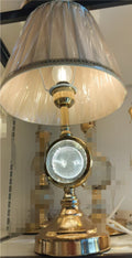 Classic Luxe Bedside Lamp with Crystal Accent