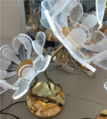 Elegant Floral LED Table Lamp – Crystal Petal Edition
