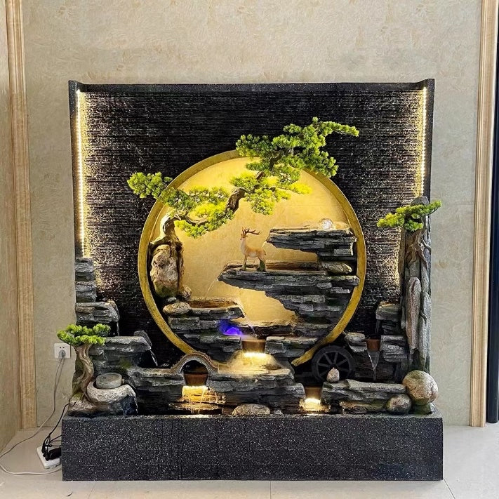 Imperial Zen Circle Water Feature Fountain