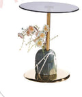 DARA Luxe Accent Side Table – 50cm