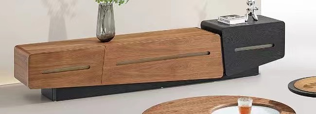 DARA Noir Edge TV Unit – 220cm