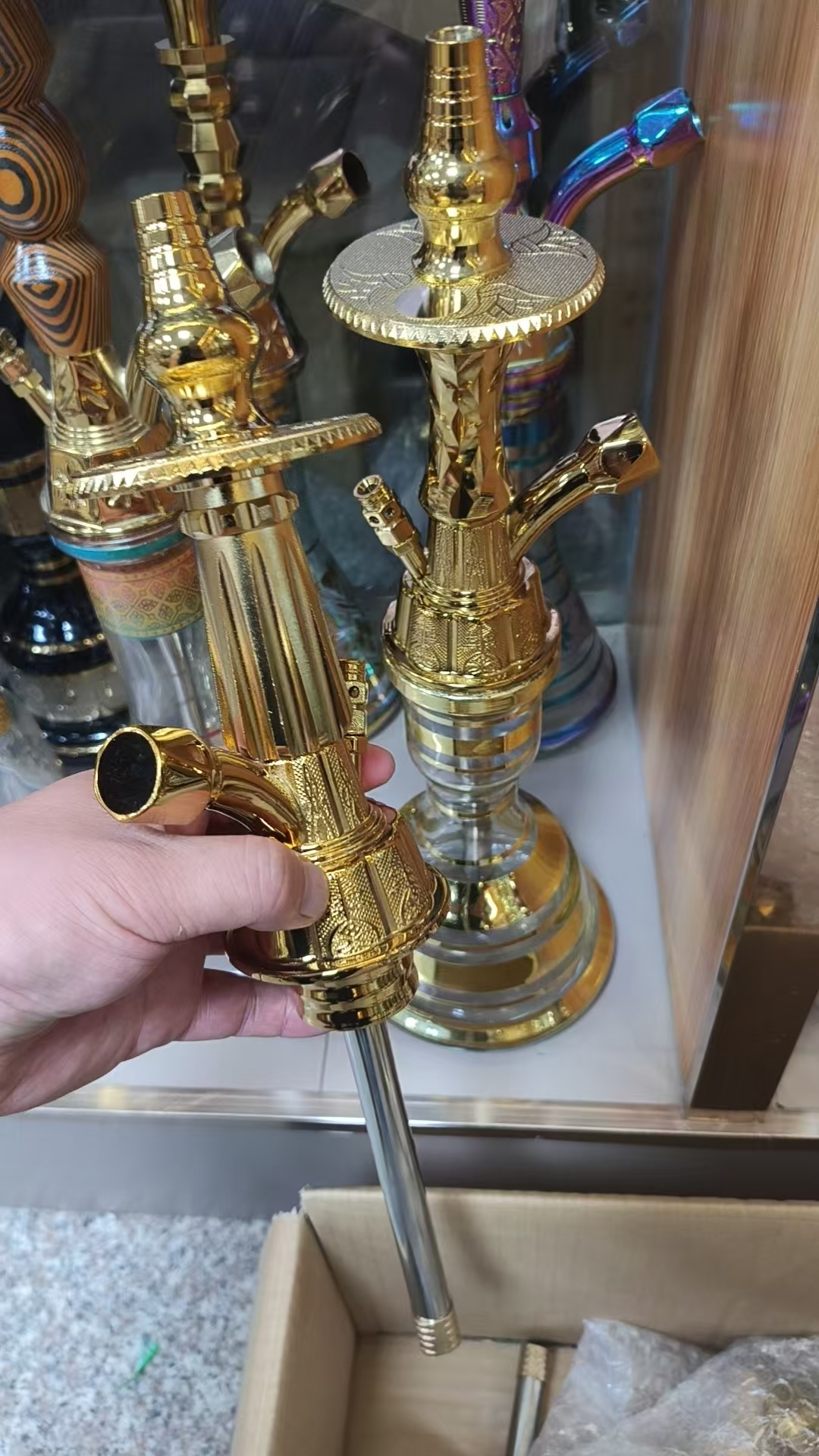 Ottoman Gold Premium Hookah Stem