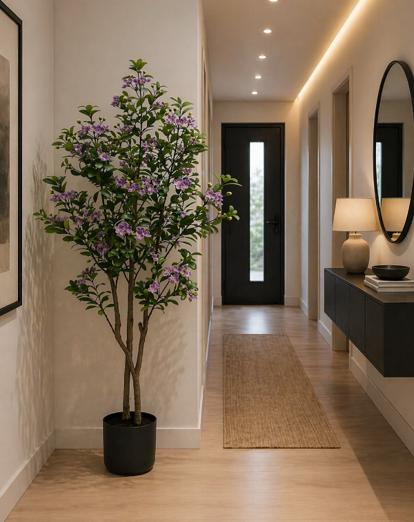 Artificial Flowering Tree – Elegant Indoor Bloom Décor (1.8m)