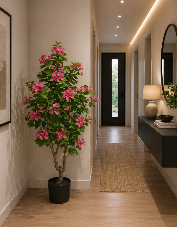 Artificial Pink Flowering Tree – Elegant Indoor Decorative Plant (1.5m)