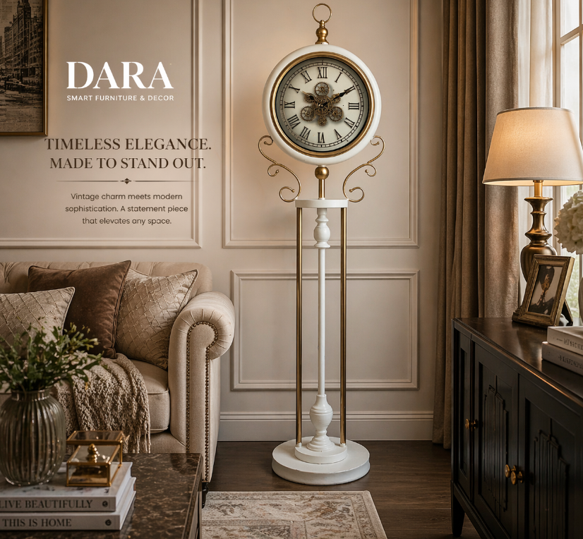Imperial Vintage Standing Floor Clock (155-43-33cm) Item No: 72279-1