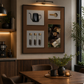 Modern Coffee Ritual Wall Art Frame – Kitchen & Café Inspired Decor (54-54cm) ITEM NO: SW-002