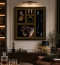 Equestrian Luxury Shadow Box Frame – Horse & Riding Wall Art (80-80cm) SW-005 BLACK