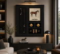 Equestrian Classic Shadow Box Frame – Luxury Horse Wall Art (80-80cm) ITEM NO: SW-008